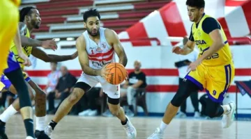 سلة الزمالك تتفوق على المصرية للاتصالات في ثاني مواجهات ربع نهائي دوري السوبر