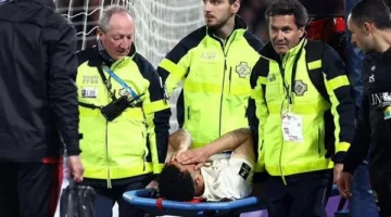 شكوك حول إصابة محمد عبد المنعم بقطع في الرباط الصليبي