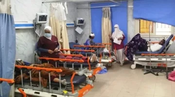 محافظ أسوان يوجه بتقديم الرعاية اللازمة لـ 50 مصابا سودانيا في حادث انقلاب أتوبيس