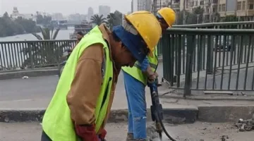 محافظ الجيزة يتابع تنفيذ أعمال إحلال وتجديد الفواصل بوصلة كوبري 6 أكتوبر | صور