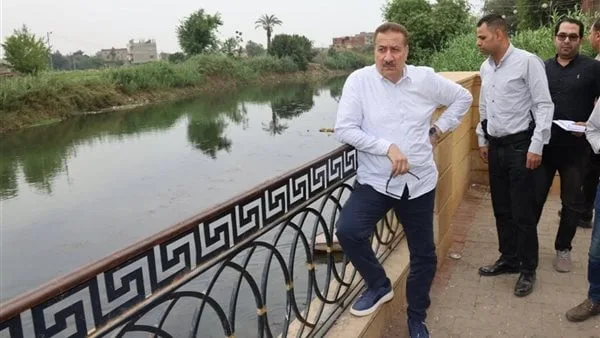 محافظ المنوفية يُبدي استياءه من تدني مستوى النظافة والتشجير بكورنيش الباجور