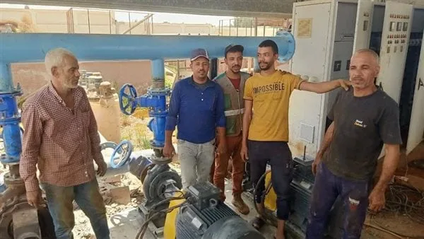 محافظ الوادي الجديد: تدعيم محطة مياه الكفاح بمضخات جديدة محافظ الوادي الجديد: تدعيم محطة مياه الكفاح بمضخات جديدة