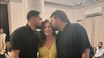 محمود شاهين يحتفل بعقد قران والدته: ربنا يهنيكم ويشرح صدوركم| صور