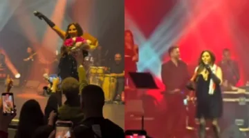 مرتدية علم لبنان.. أبرز لقطات حفل إليسا في مسرح أولمبيا بباريس