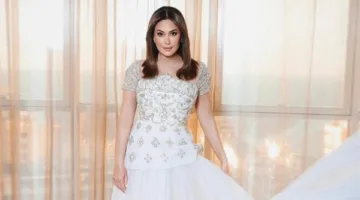 هند صبري تلقي كلمة مؤثرة خلال تكريمها بجائزة الإنجاز الفني في مهرجان بيروت الدولي لسينما المرأة