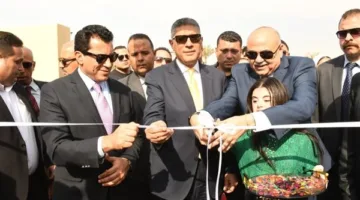 وزير الرياضة ومحافظ الجيزة يفتتحان منشآت رياضية جديدة بنادي حدائق الأهرام