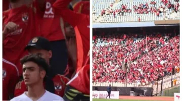 وسط جماهير الأهلي.. مشجع يرتدي تيشيرت الزمالك ويتصدر تريند السوشيال ميديا