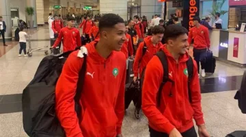 وصول بعثة منتخب المغرب للشباب إلى القاهرة للمشاركة في كأس أمم إفريقيا تحت 20 سنة