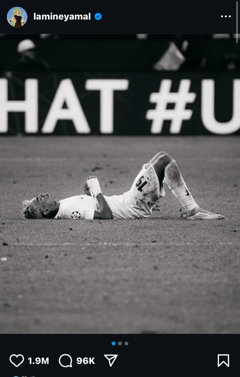 سأفي بوعدي.. رسالة من لامين يامال لجماهير برشلونة بعد الخروج من دوري الأبطال