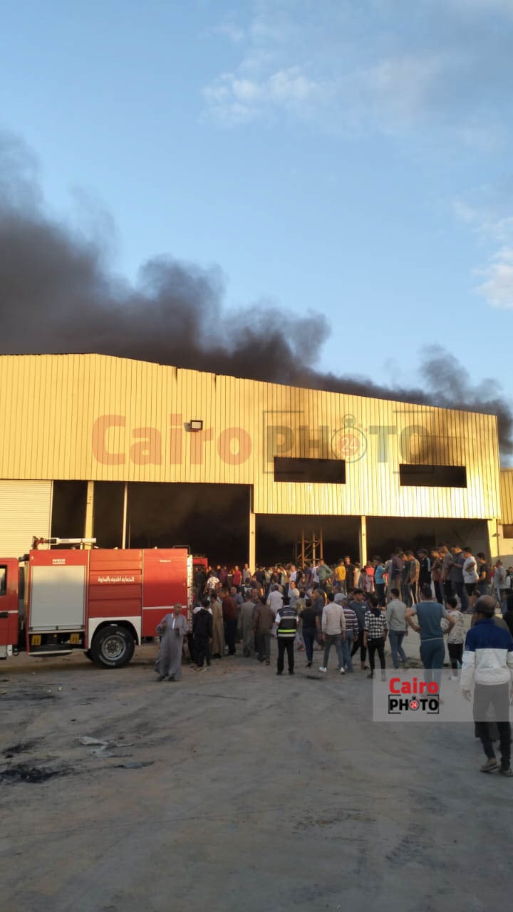 جانب من الحريق 