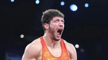 ابن المنوفية محمد علي جبر يتوج ببطولة إفريقيا للمصارعة الرومانية