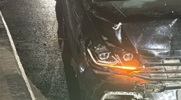 خاطر بحياة 14 شخصًا.. القبض على سائق ميكروباص متهور يسير عكس الاتجاه اعلى كوبري صفط ويصطدم بسيارة ملاكي