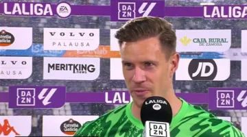 شتيجن: كنت أتحرق شوقًا للمشاركة أمام بلد الوليد.. وآسف جدًا لهبوطهم