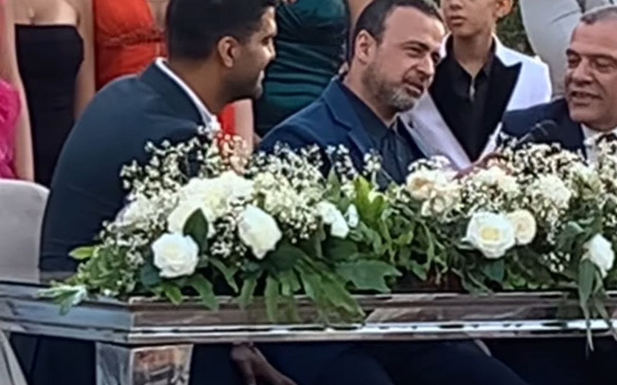 أمل رزق تحتفل بعقد قران ابنتها هيا بحضور الداعية مصطفى حسني