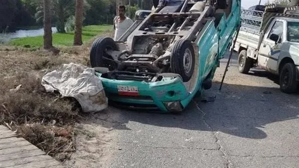 في عيد العمال.. مصرع شخص وإصابة 23 إثر انقلاب سيارة تقل عمالا بأسيوط