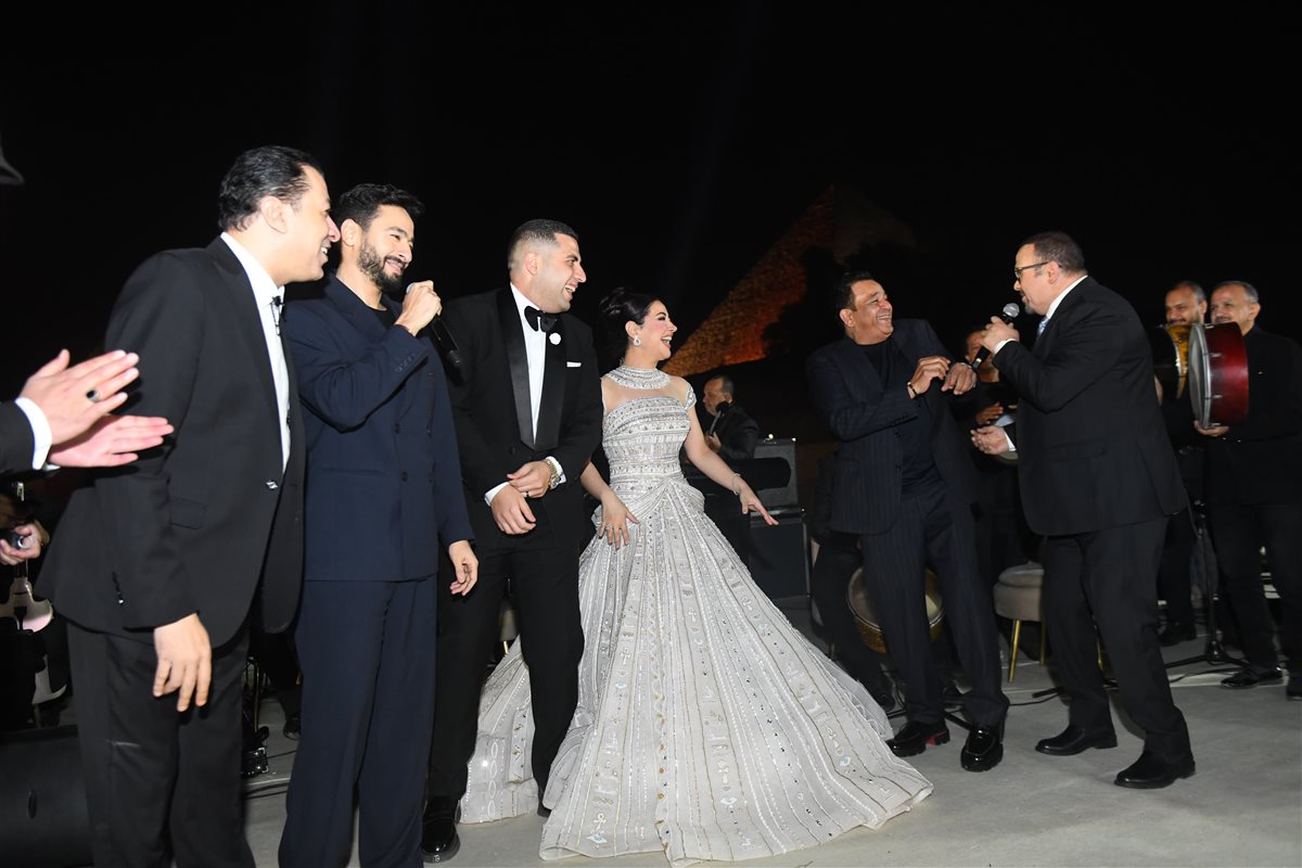  حفل زفاف نجل المستشار علي سلطان على كريمة النائب عماد حمودة