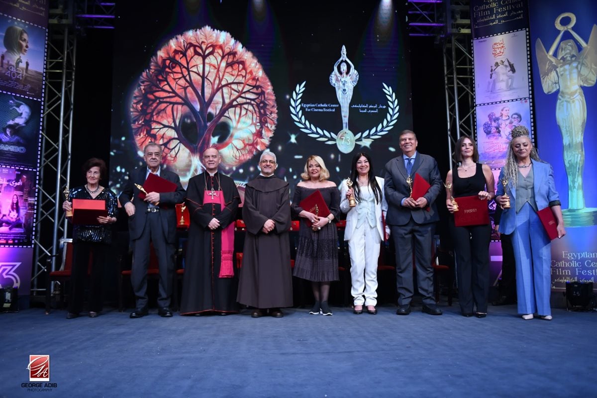 لقطات من حفل افتتاح مهرجان المركز الكاثوليكي المصري للسينما في دورته الـ 73
