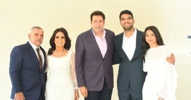 هاني رمزي بعقد قران نجلة أمل رزق