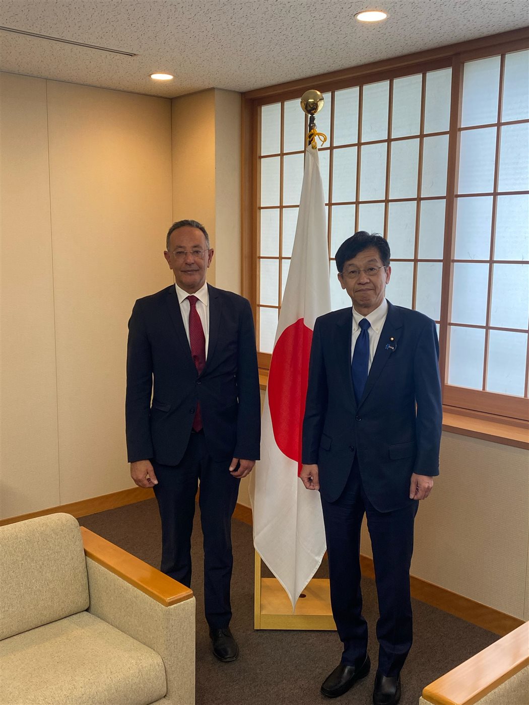 رئيس المتحف المصرى الكبير فى زيارة إلى اليابان