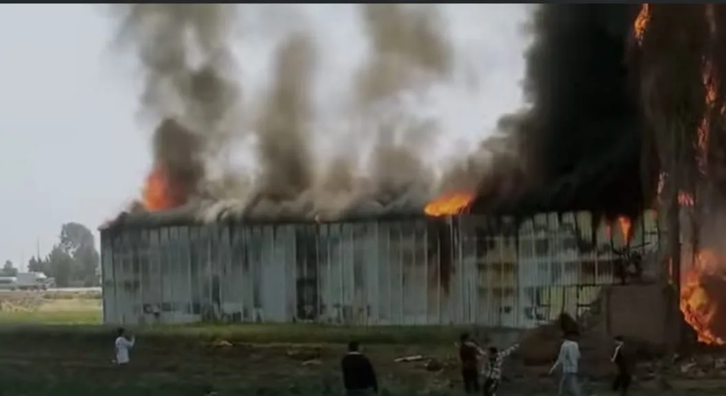 أعمال لحام بدون احتياطات أمان.. كشف سبب الحريق الهائل في مخزن قطع غيار سيارات بالدقهلية