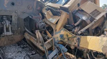 أول تعليق من السكة الحديد على حادث تصادم قطار الضبعة: اللودر عَبر من مكان غير مخصص له