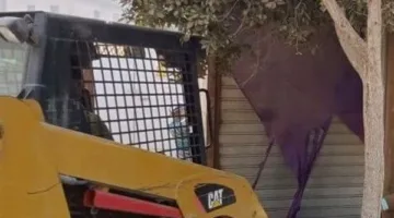 إزالة تعدٍ على شارع بالفشن في بني سويف بعد شكوى مواطن.. واستعادة الحركة المرورية