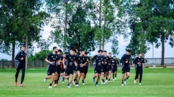 الأهلي يختتم تدريباته قبل مباراة حرس الحدود في الدوري