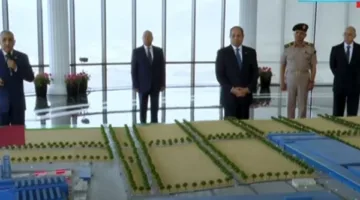 الرئيس السيسي يشهد افتتاح المرحلة الثانية لشركة السويس للصلب