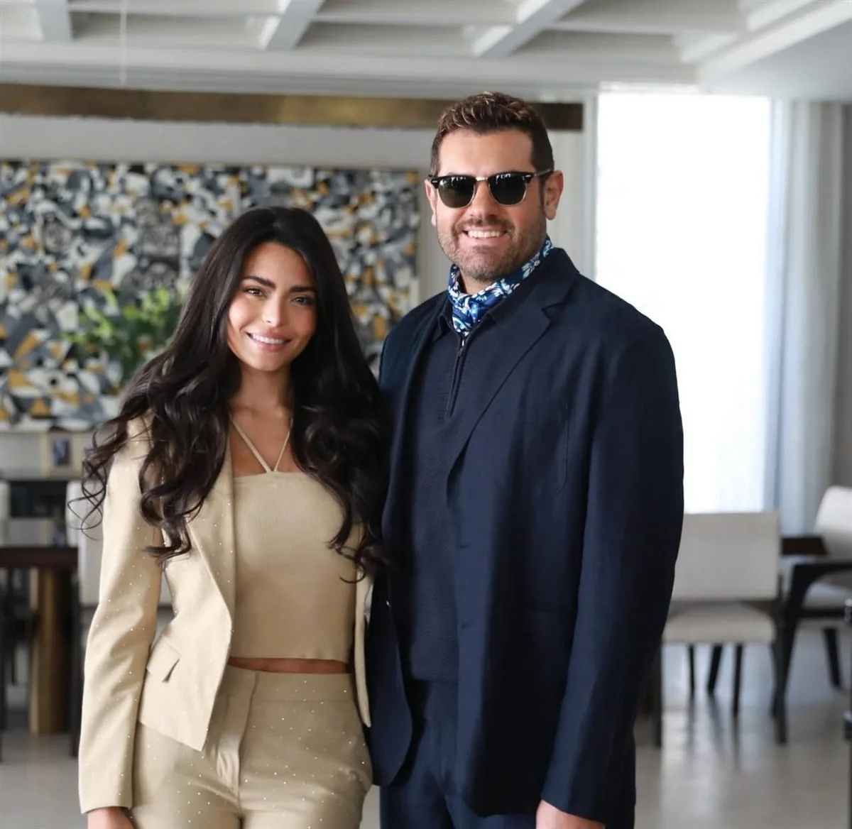 الصور الأولى لـ عمرو يوسف وأسماء جلال من كواليس فيلم السلم والثعبان 2 الصور الأولى لـ عمرو يوسف وأسماء جلال من كواليس فيلم السلم والثعبان 2