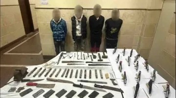 القبض على 4 عناصر إجرامية لاتهامهم بتجارة الأسلحة النارية بالبحيرة