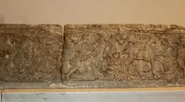 المتحف القبطي يعرض قطعة حجرية نادرة من القرن الرابع الميلادي