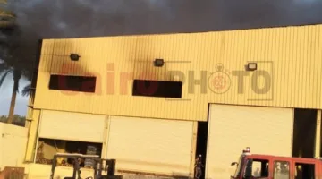 اندلاع حريق بإحدى ثلاجات البطاطس في البحيرة.. والحماية المدنية تحاول السيطرة