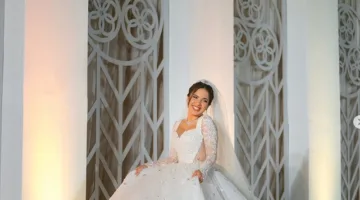 بإطلالة ساحرة.. اللحظات الأولى من حفل زفاف رنا رئيس بأحد فنادق القاهرة| صور