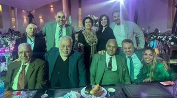 بحضور أشرف زكي وإيهاب فهمي.. محمد رضوان يحتفل بخطوبة نجله