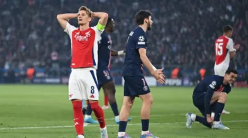 بعد الخروج من الأبطال.. أرسنال يخذل جمهوره مجددًا ويخرج بموسم صفري