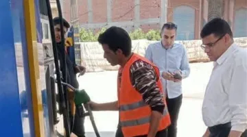 حملات تفتيشية لسحب عينات مواد بترولية من محطات الوقود بالمنوفية