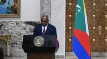 رئيس جمهورية القُمر يزور مقر السفارة في الدقي