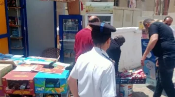 رفع 245 حالة إشغال وتعديات خلال حملات موسعة ببني سويف