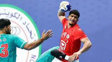 شباب اليد يتأهل لمواجهة قطر في قبل نهائي البطولة العربية بالكويت