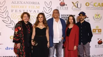 شيري عادل ويسري نصر الله وأميرة فتحي أبرز الحضور في ختام مهرجان الإسكندرية للفيلم القصير