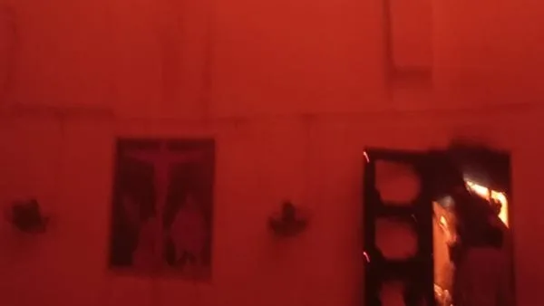 فتح تحقيق عاجل بواقعة حريق كنيسة مار جرجس بقنا