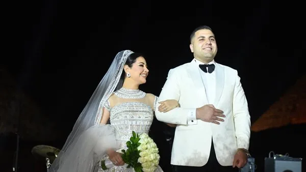 في أجواء مبهجة على سفح الهرم.. احتفال بزفاف نجل المستشار علي سلطان على كريمة النائب عماد حمودة