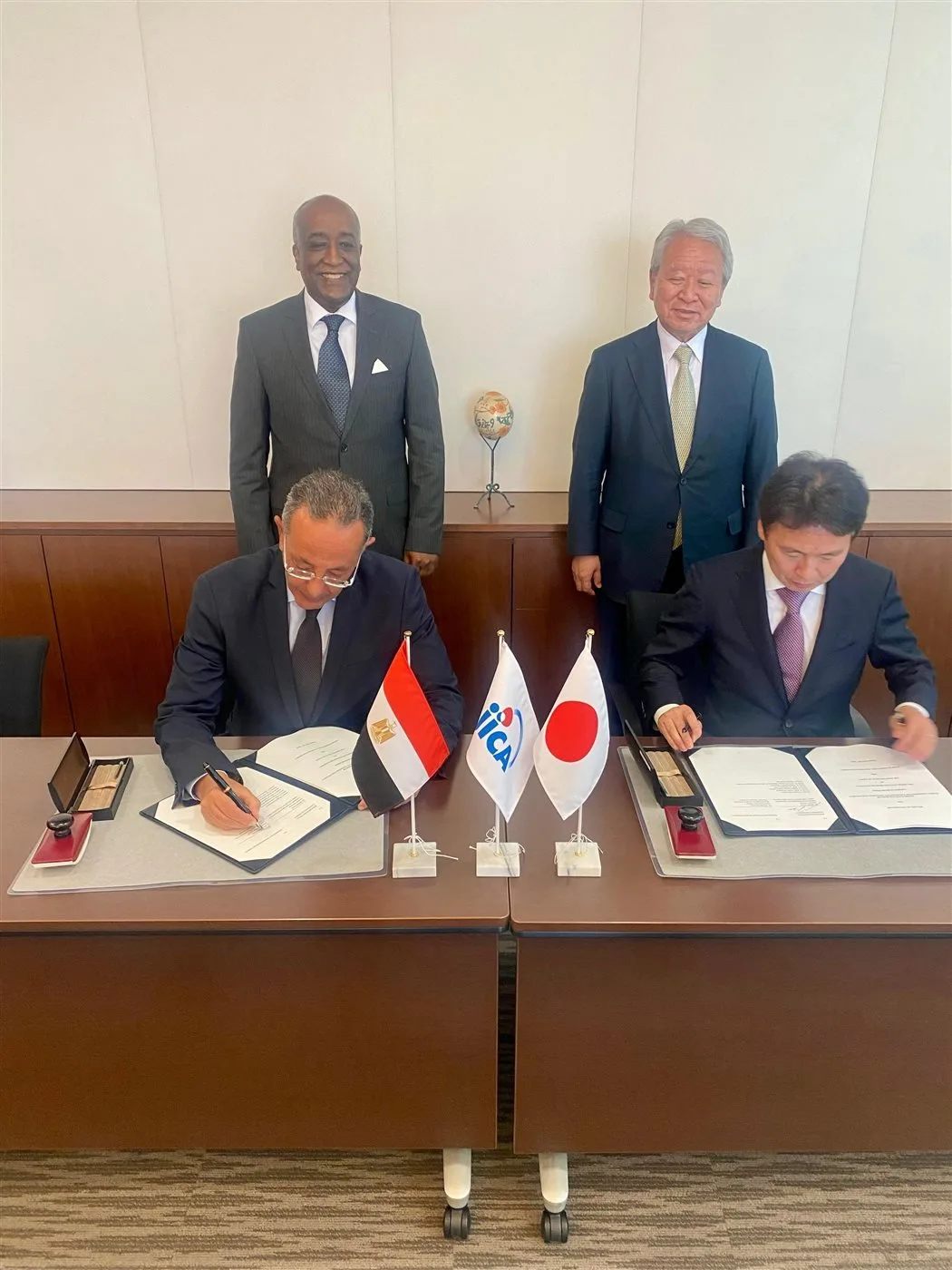 لتعزيز مكانته.. تعاون جديد بين المتحف المصري الكبير وهيئة التعاون الدولي اليابانية| صور