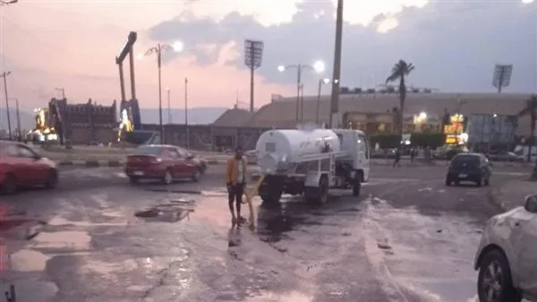 محافظ السويس يتابع آثار موجة الأمطار ويعلن عن انقطاع الكهرباء بمنطقة العبور للصيانة