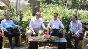 محافظ القليوبية ورئيس جامعة بنها يفتتحان موسم حصاد القمح بكلية الزراعة بمشتهر