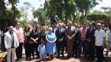 محافظ القليوبية يستقبل سفير أذربيجان في ذكرى ميلاد الزعيم حيدر علييف