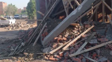 محافظة الجيزة تزيل مخالفات بناء على الأراضي الزراعية بكرداسة| صور