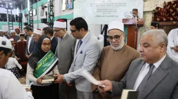 نائب محافظ الأقصر يشارك في حفل تكريم 2550 من حفظة القرآن الكريم بالساحة الرضوانية