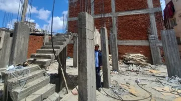 هدم أجزاء من 4 عقارات مخالفة بالإسكندرية